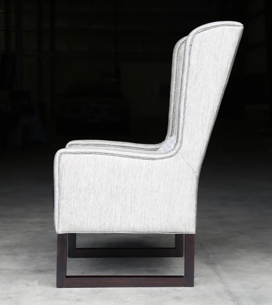 Matteo Chair - High Back Upholstered Wing Chair — 5
