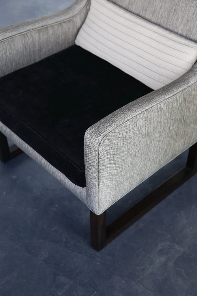 Matteo Chair - High Back Upholstered Wing Chair — 6