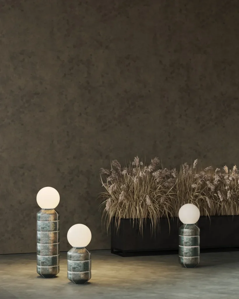 Navazi Floor Lamp in Ceramic and Glass — 6
