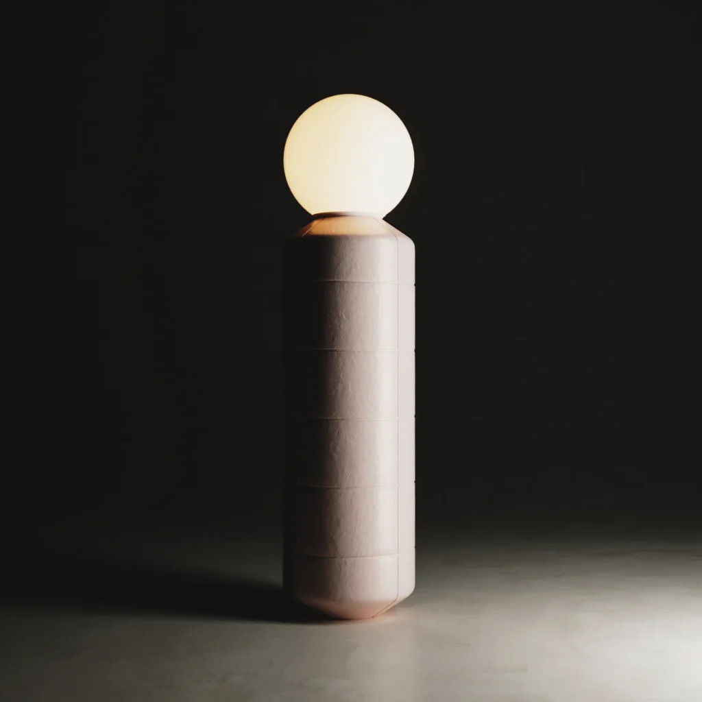 Navazi Floor Lamp in Ceramic and Glass — 16
