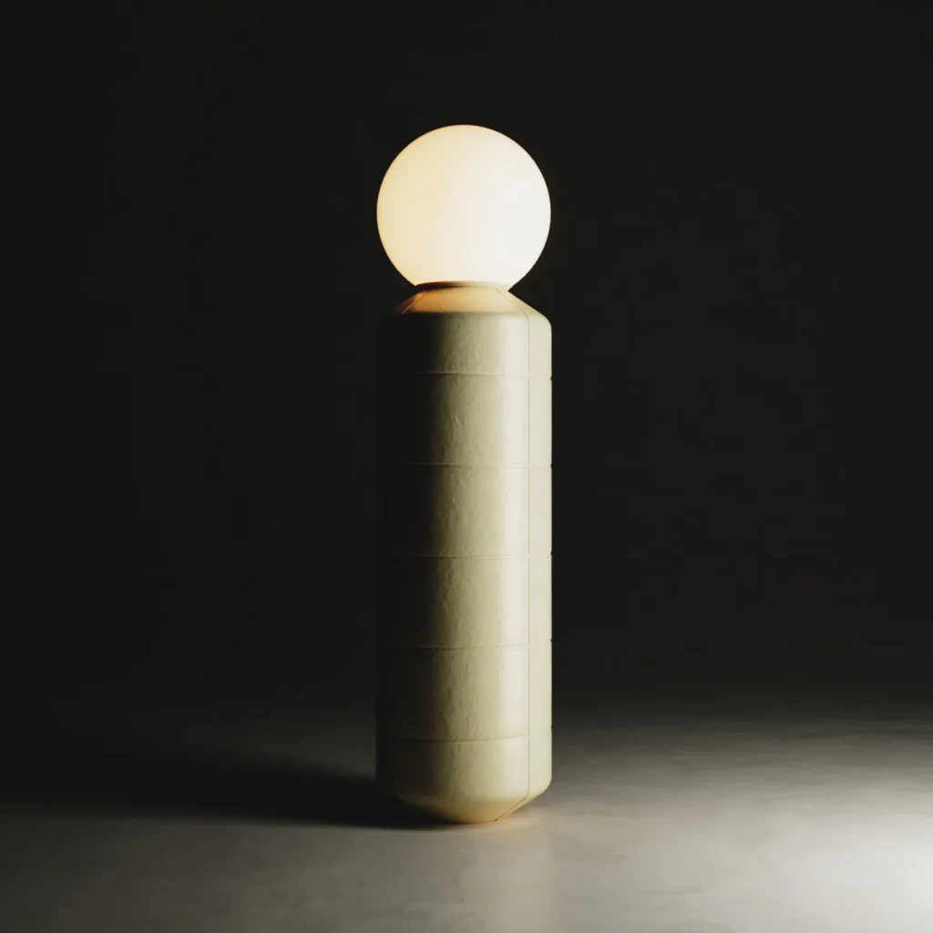 Navazi Floor Lamp in Ceramic and Glass — 18