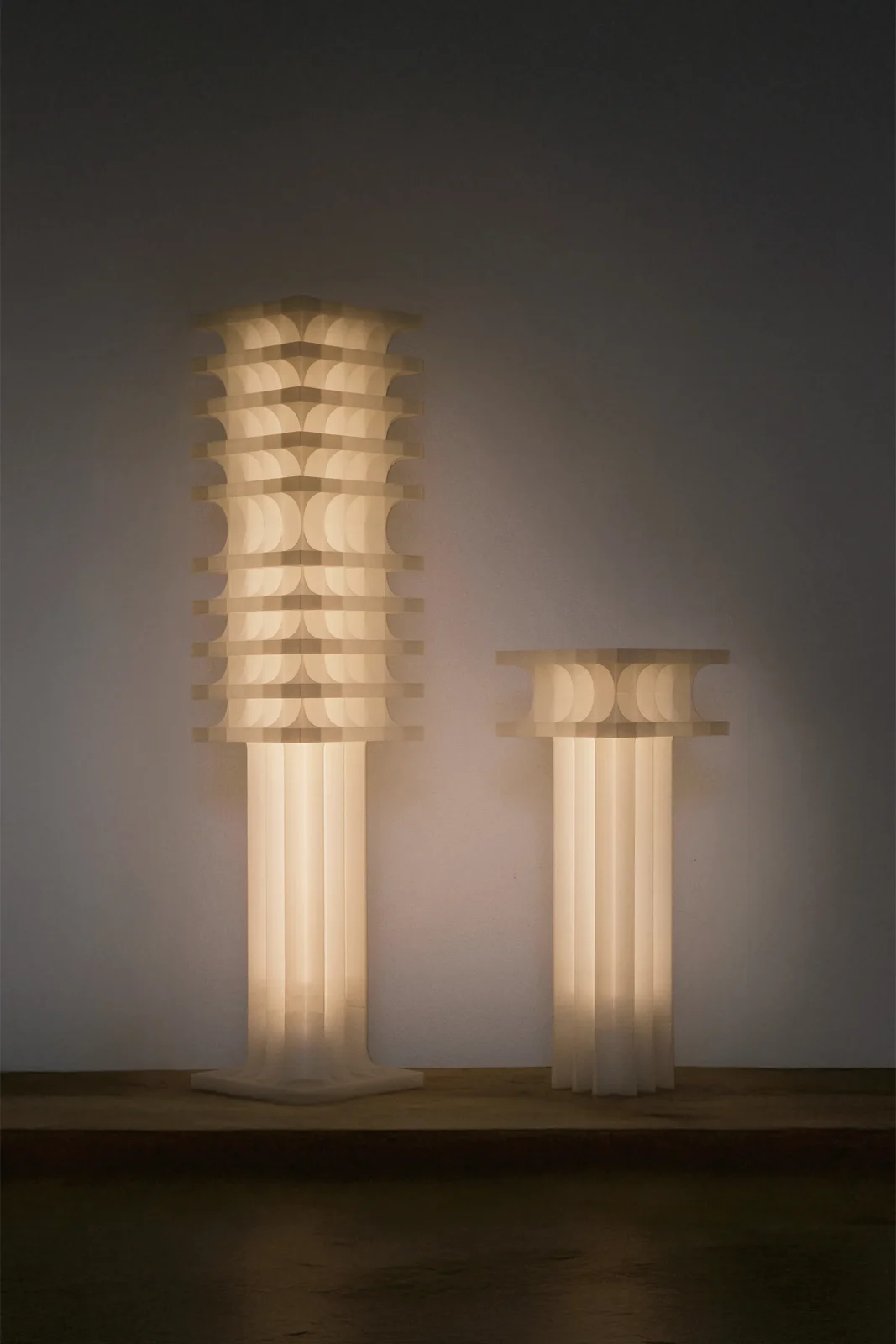 Citadel Floor Lamp in 3D Printed PLA — 10