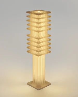 Citadel Short Floor Light Sculpture