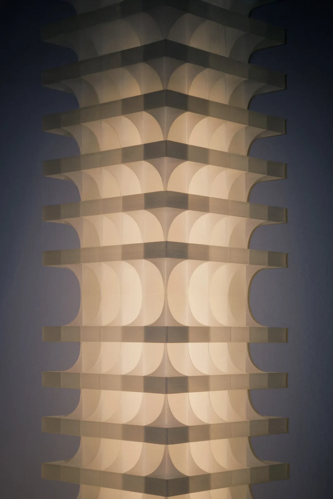 Citadel Floor Lamp in 3D Printed PLA — 4