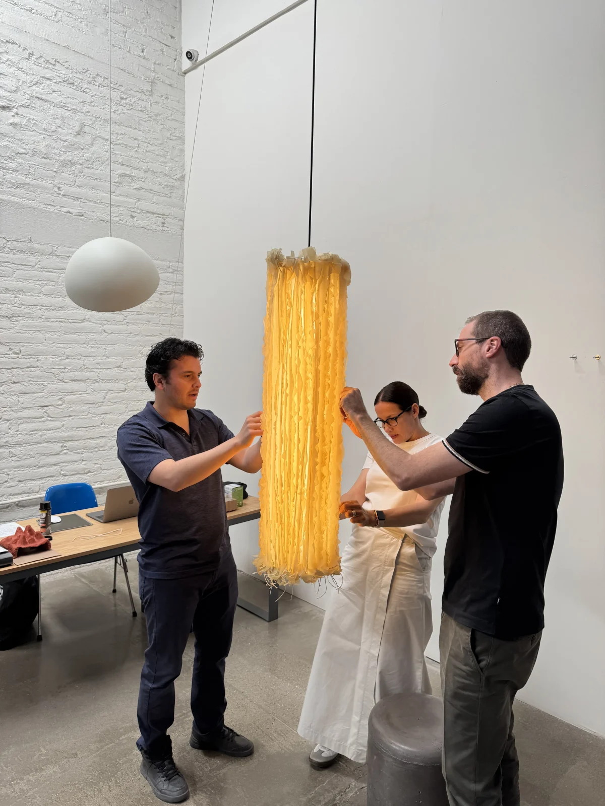 Lapso Pendant Lamp In Steel And Biomaterials — 15