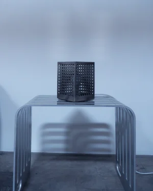 Lantern - Perforated Steel Table Lamp