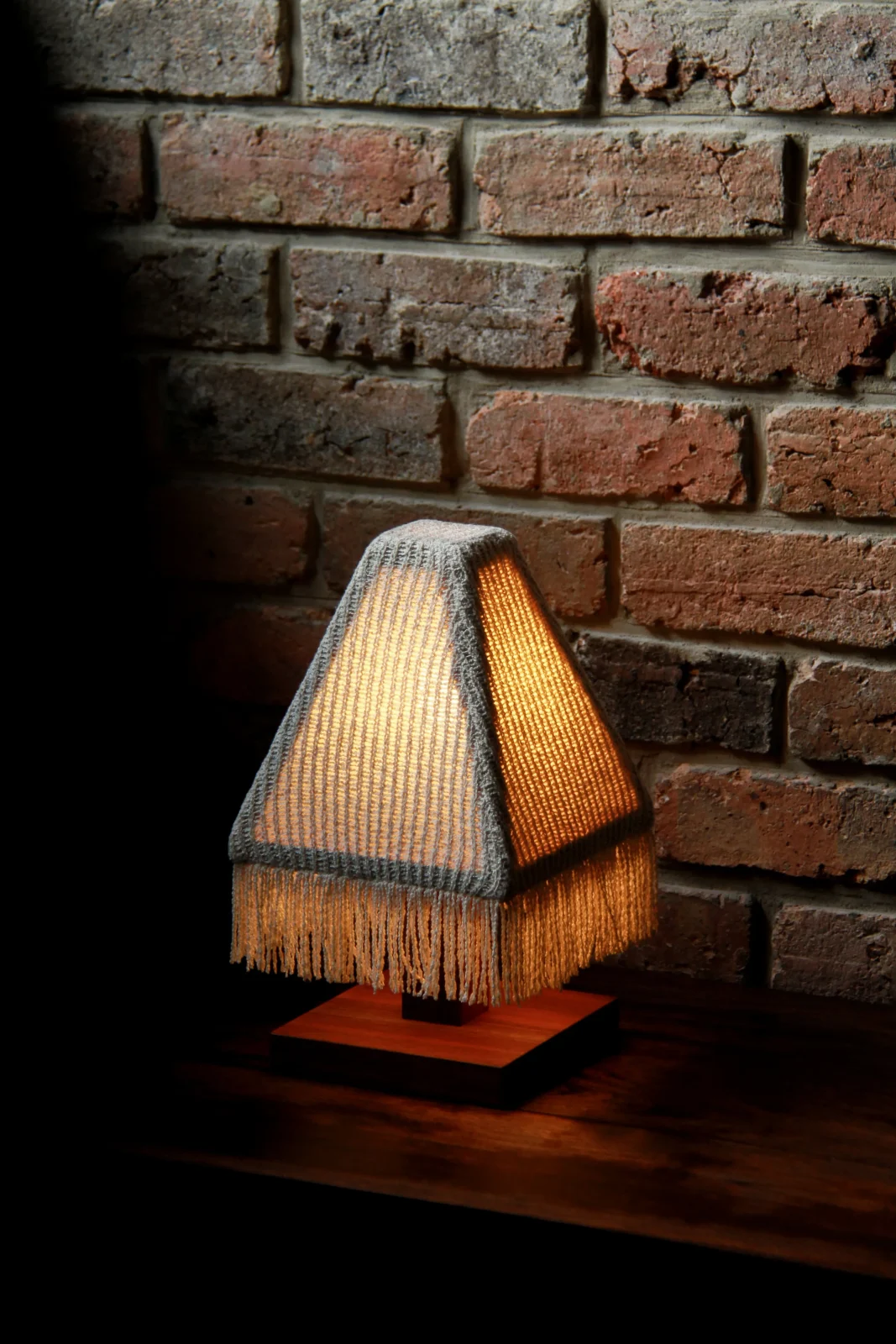 Cubozoa table lamp by Curtis Bloxsidge