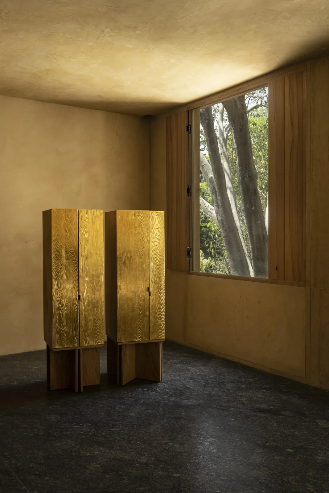Aurum - Gold Leaf Cabinet 120 Storage — 15
