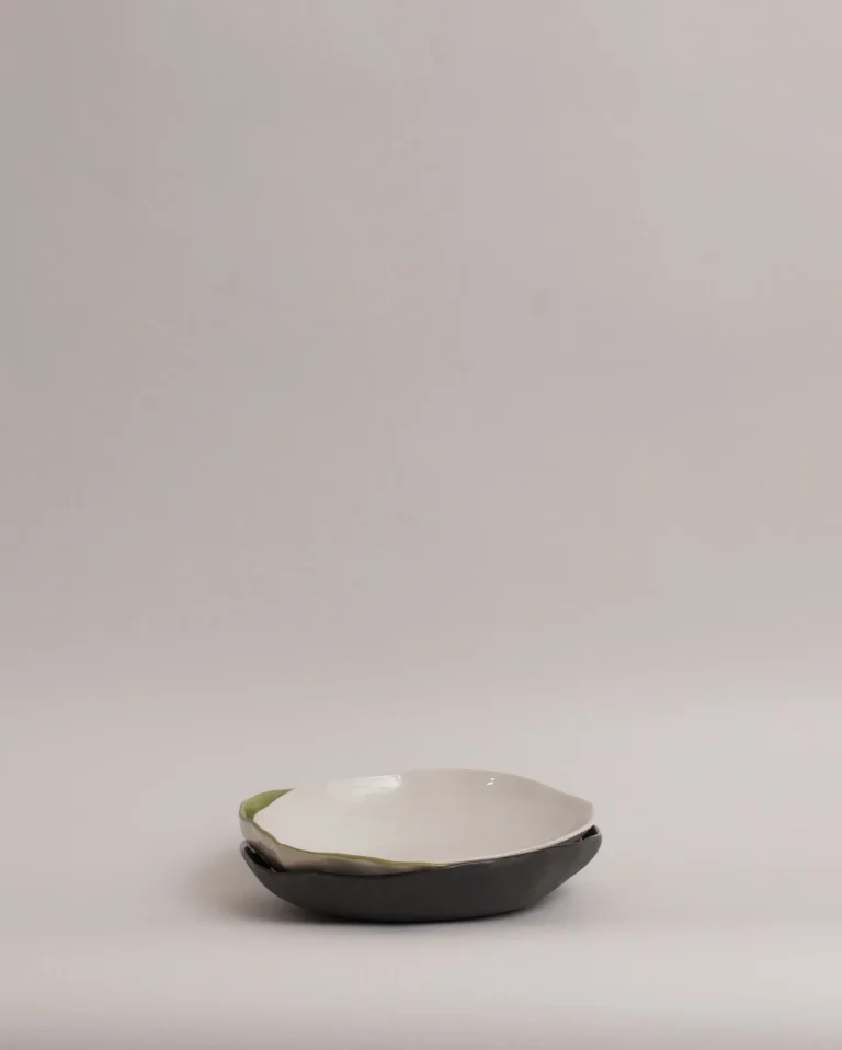 Solid Large Serving Bowl Black — 2