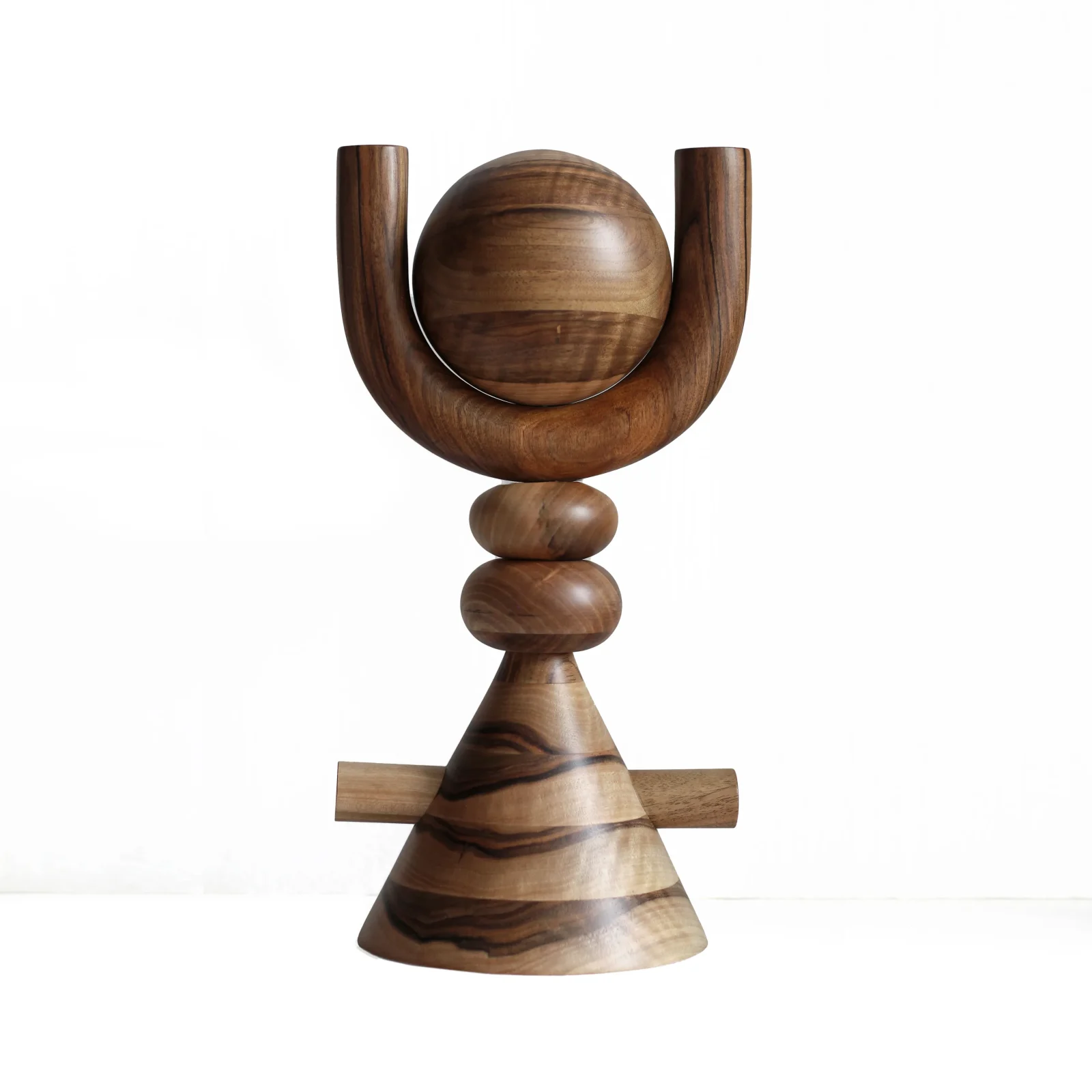 Fire Totem In Walnut