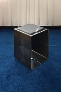 S001-10 raw steel stool by NAVE