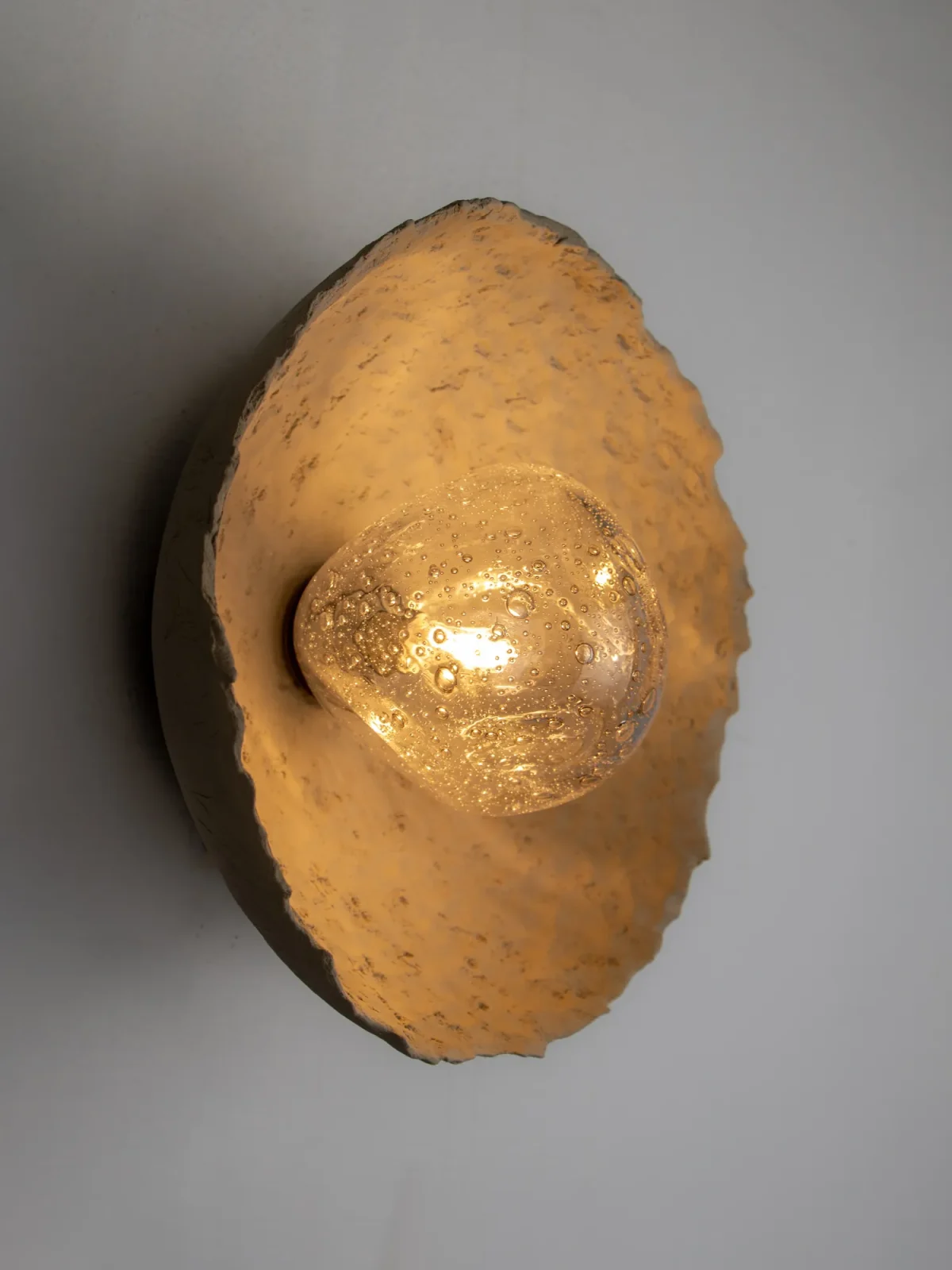 Asea No. 23 Sconce In Stoneware And Blown Glass — 6