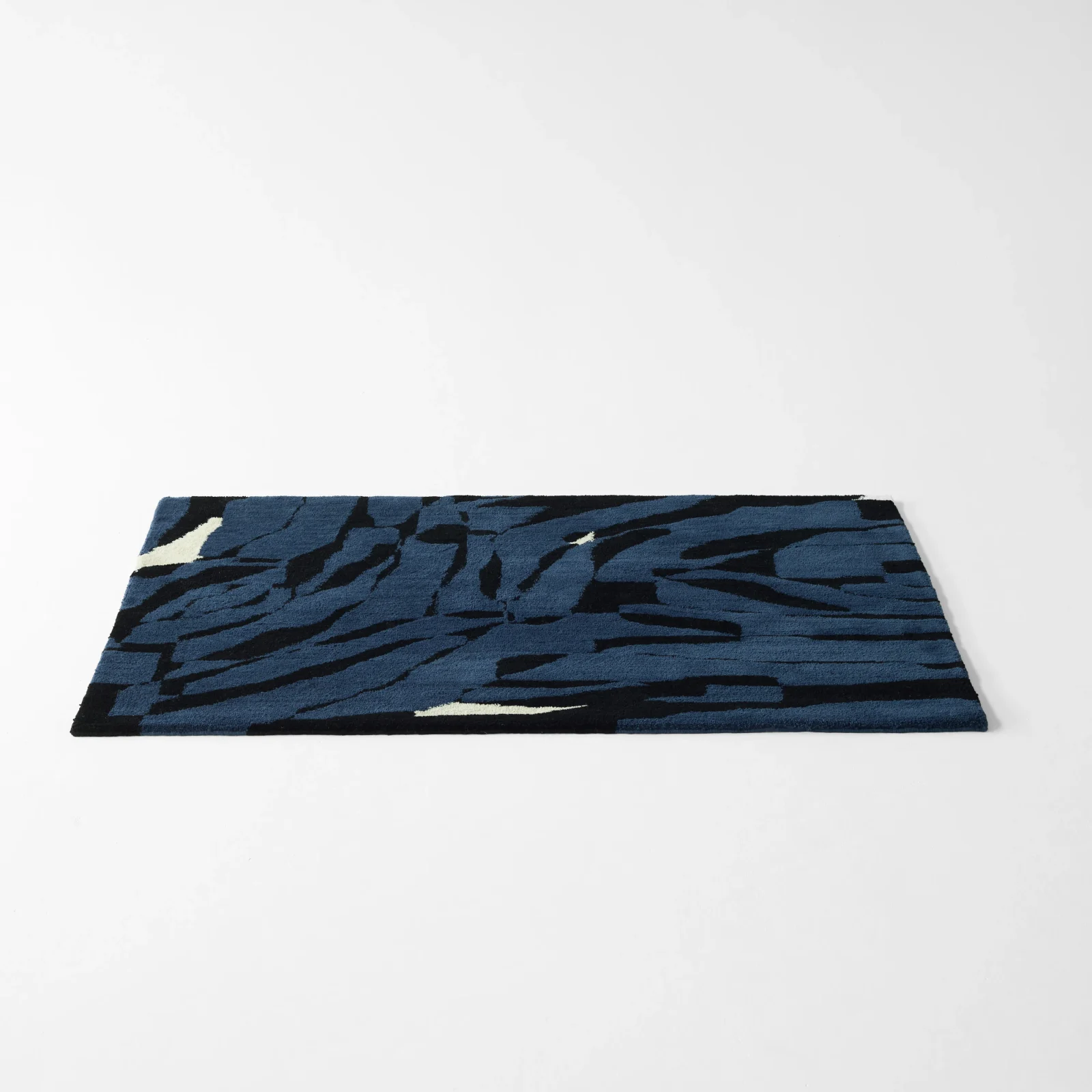 Untitled, Composition With Blue, Black And White (2024) — 2