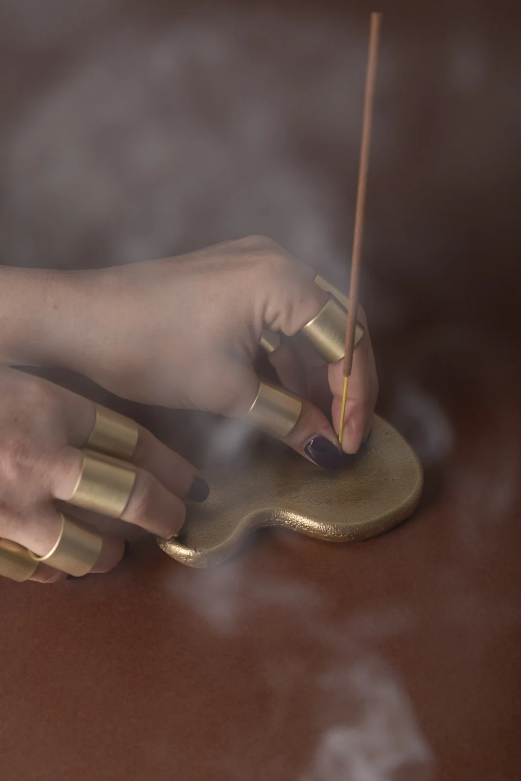 Brass Incense Holders — 6