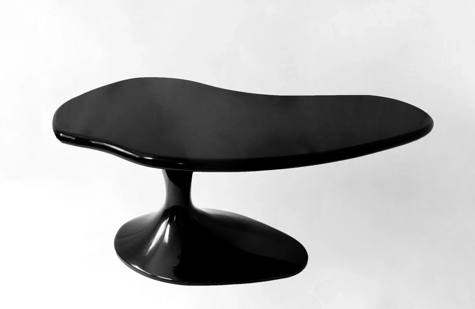 Piano Desk Black Lacqued Wood — 4