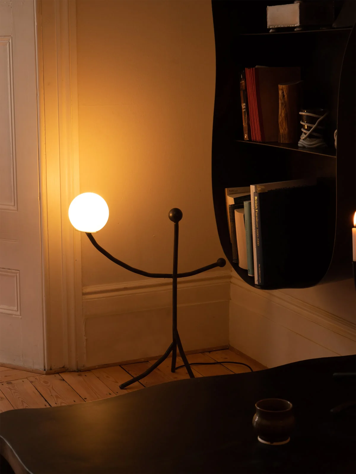 Balancing Act Table Lamp in Steel — 6