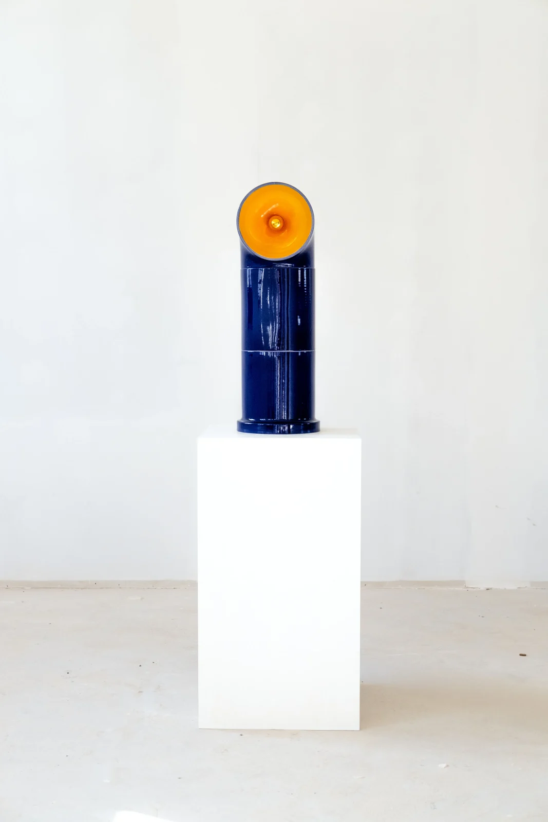 Fat Op No. 002 Three Piece Floor Lamp in Ceramic, front view.