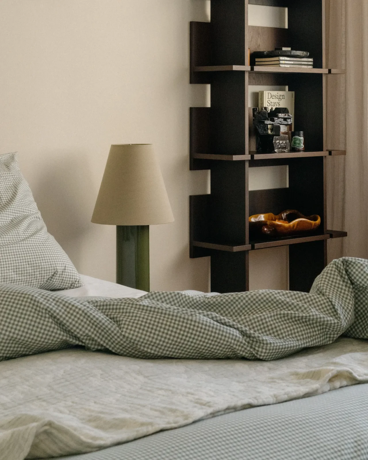 Giro Table Lamp in Ceramics and Cotton — 3