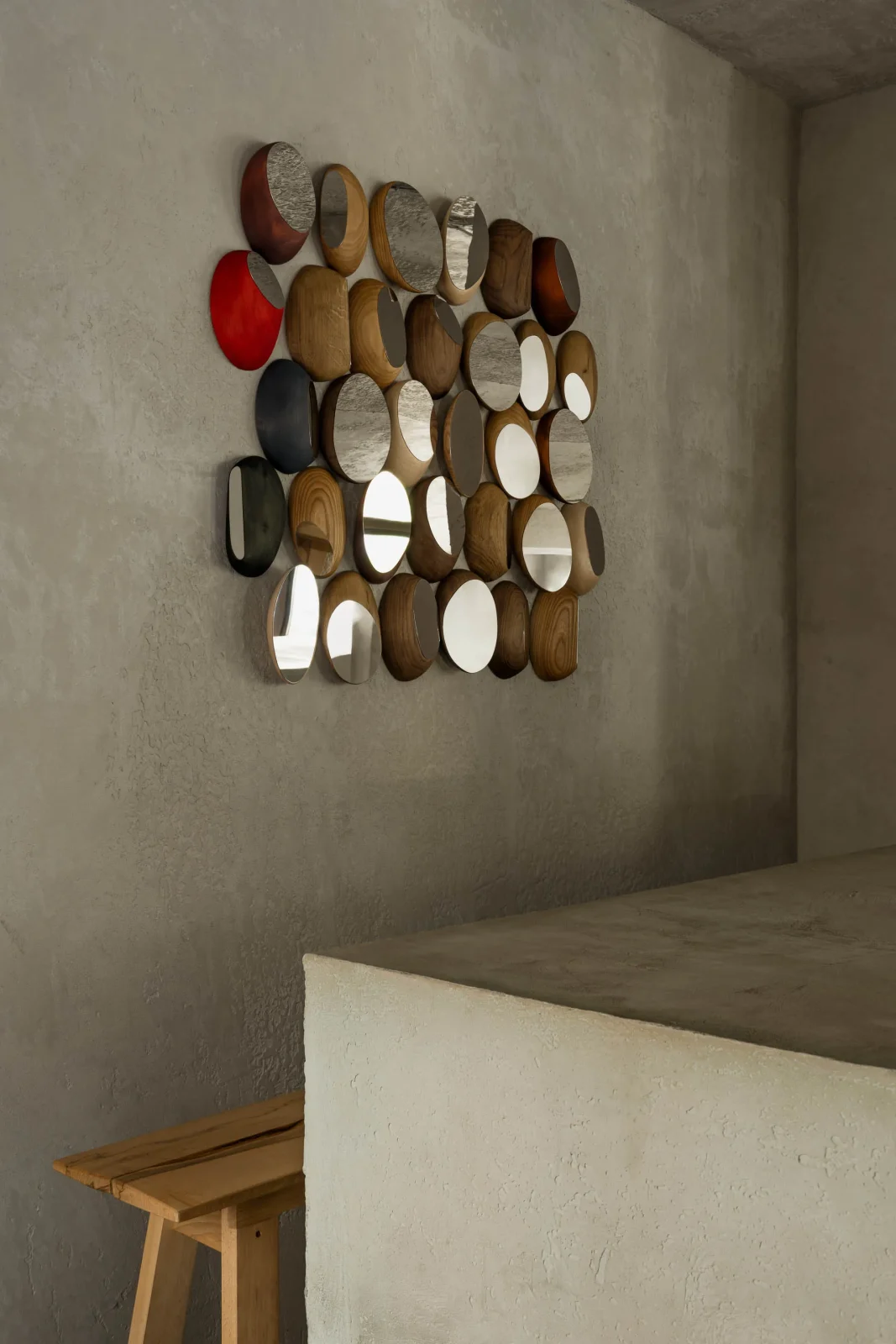 Walnut Mirror D — Ves — 5