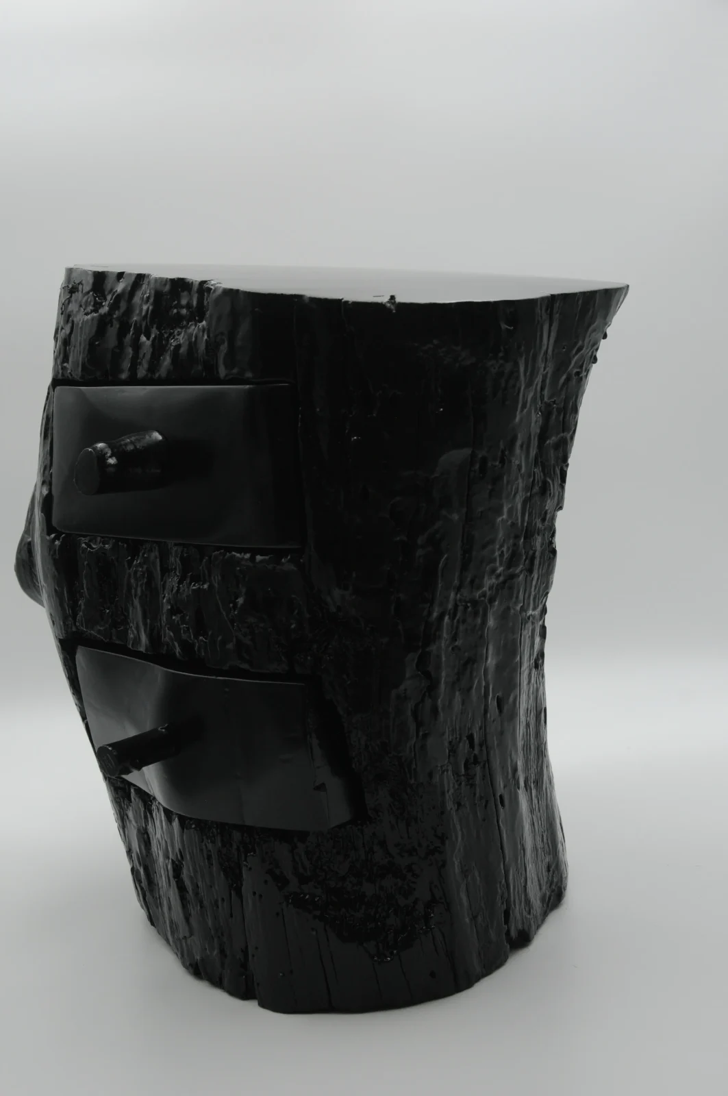 Night Log / Nightstand Sculptural Side Table — 3