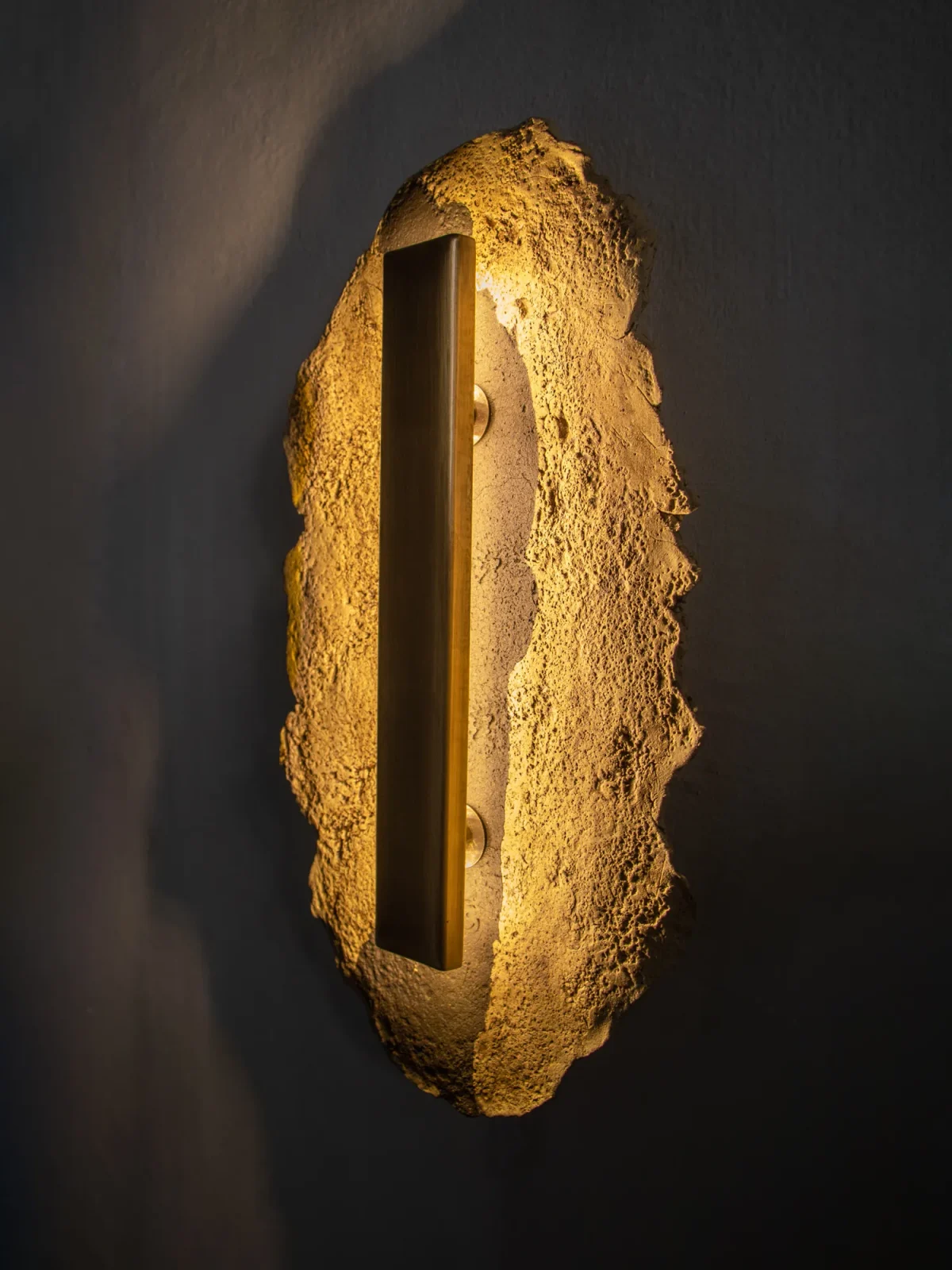 Asea No. 6 - Stoneware / Brass Sconce — 4