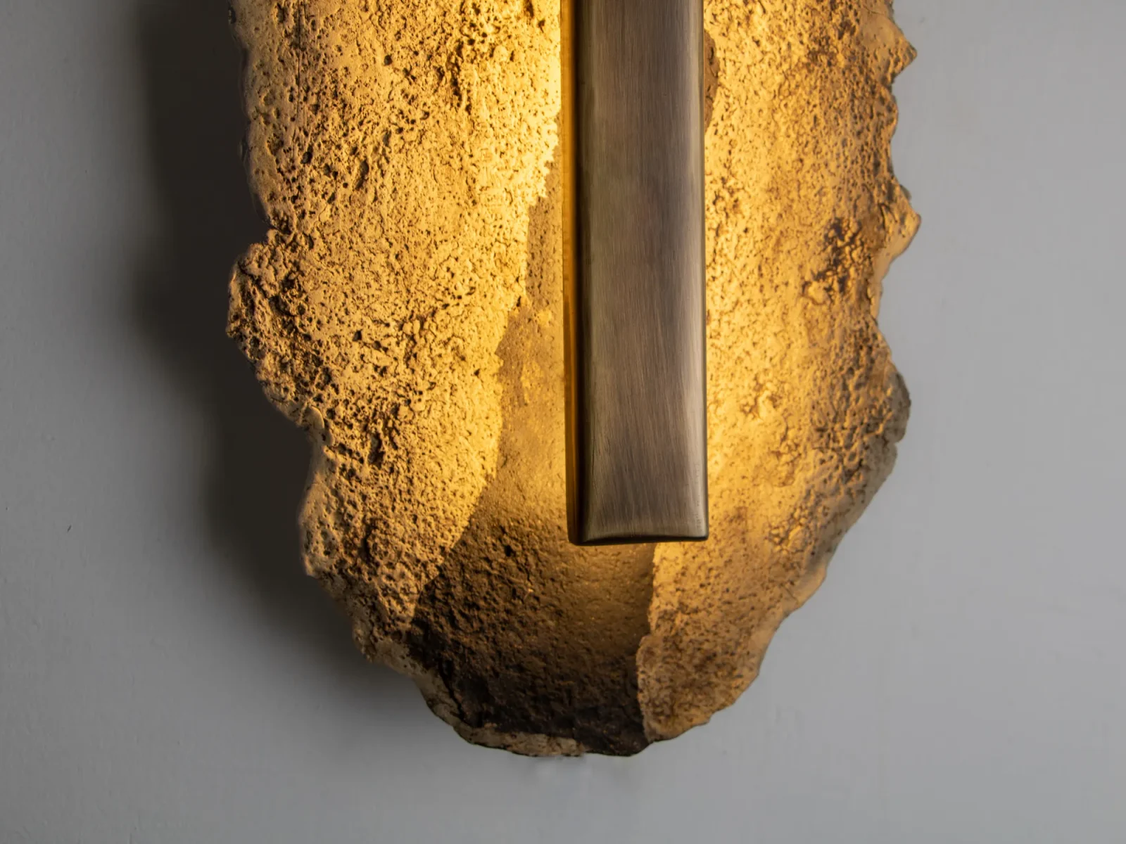 Asea No. 6 - Stoneware / Brass Sconce — 6