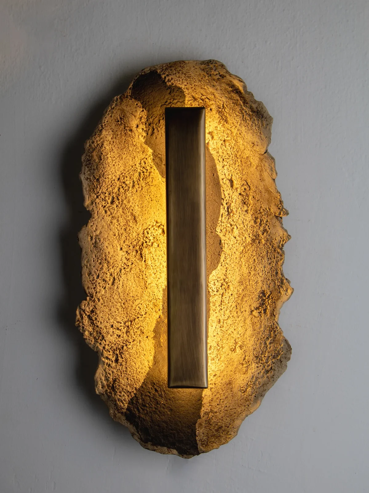 Asea No. 6 - Stoneware / Brass Sconce — 2