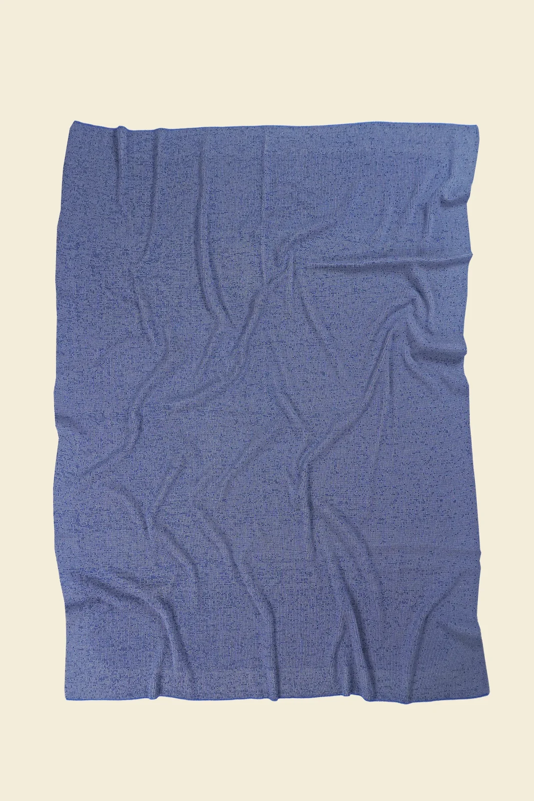 Graphic Blanket In Blue/grey - Boi X Leigh Bagley — 10