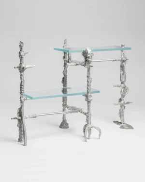 Ballet – Aluminum & Glass Shelf