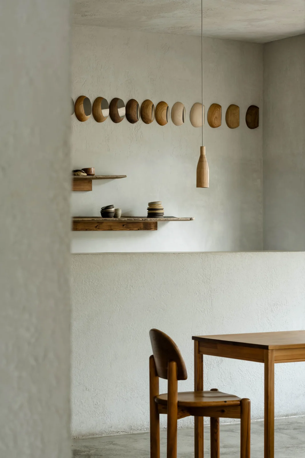 Walnut Mirror F — Ves — 4