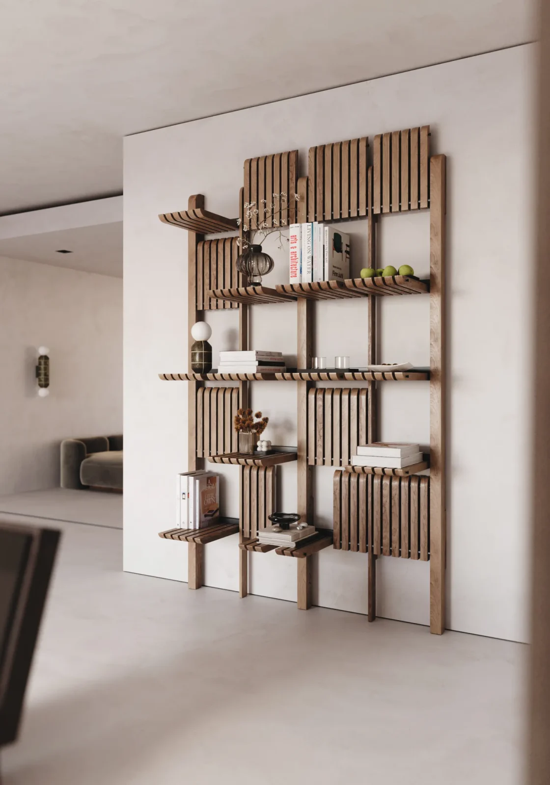 Gate - Modular Shelving System Honey Stained — 14