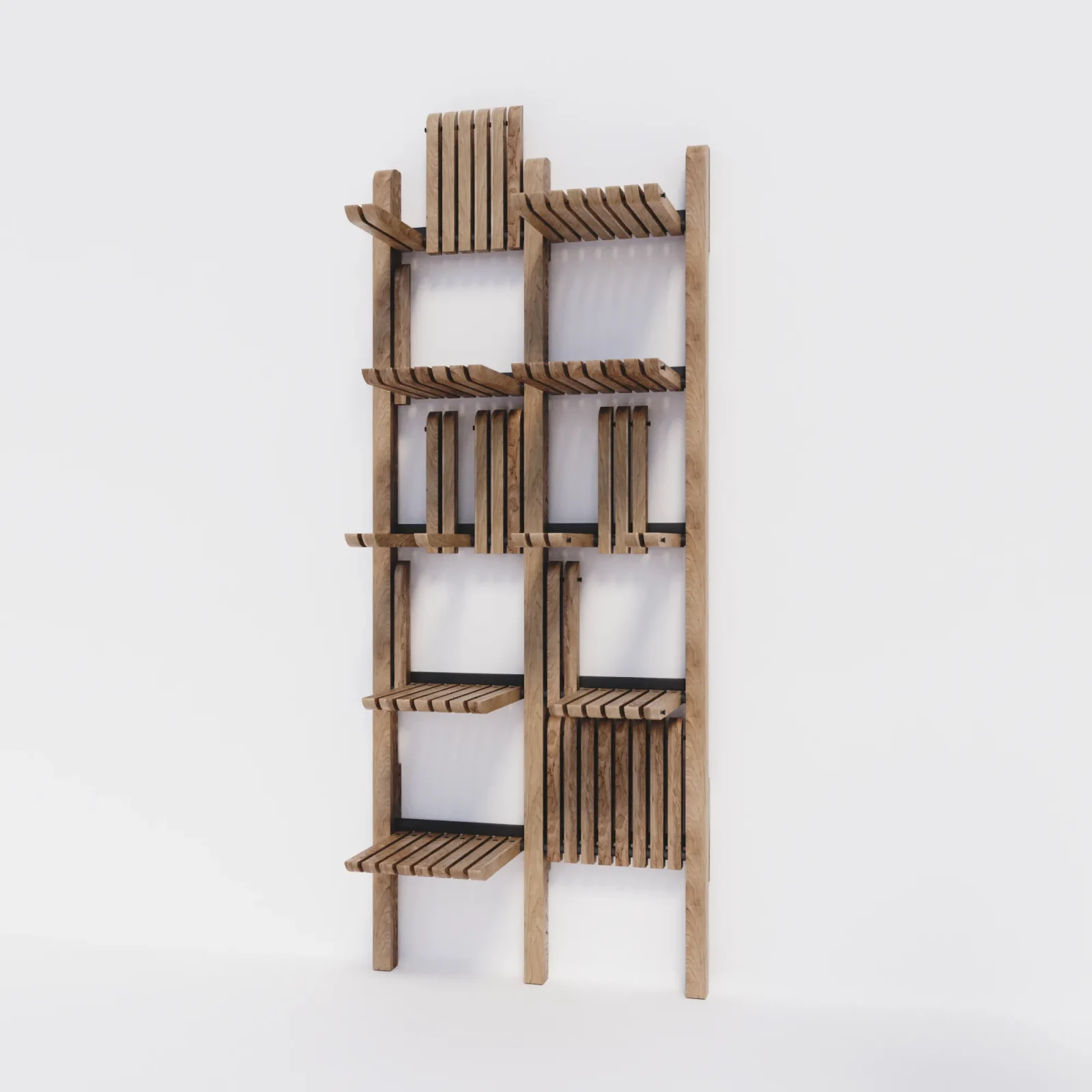 Gate - Modular Shelving System Honey Stained — 21