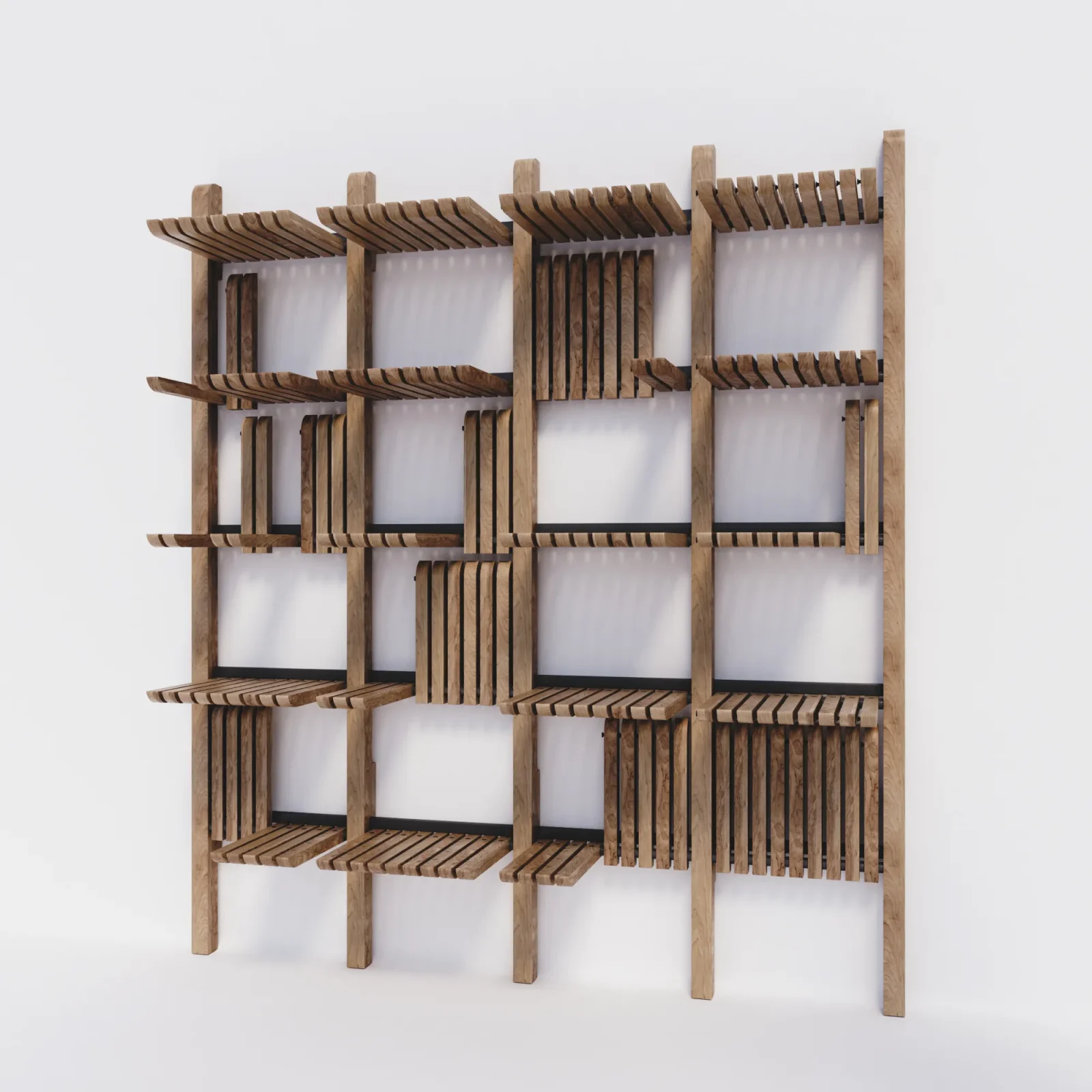 Gate - Modular Shelving System Honey Stained — 23