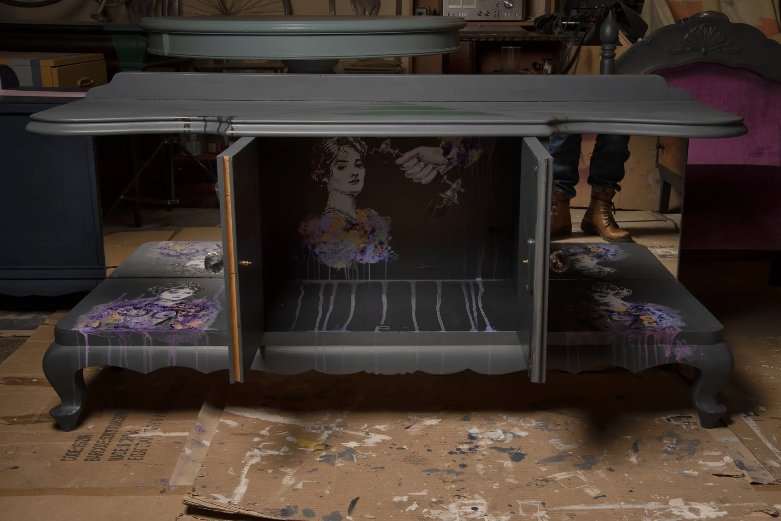 Time - Queen Anne Dressing Table — 5