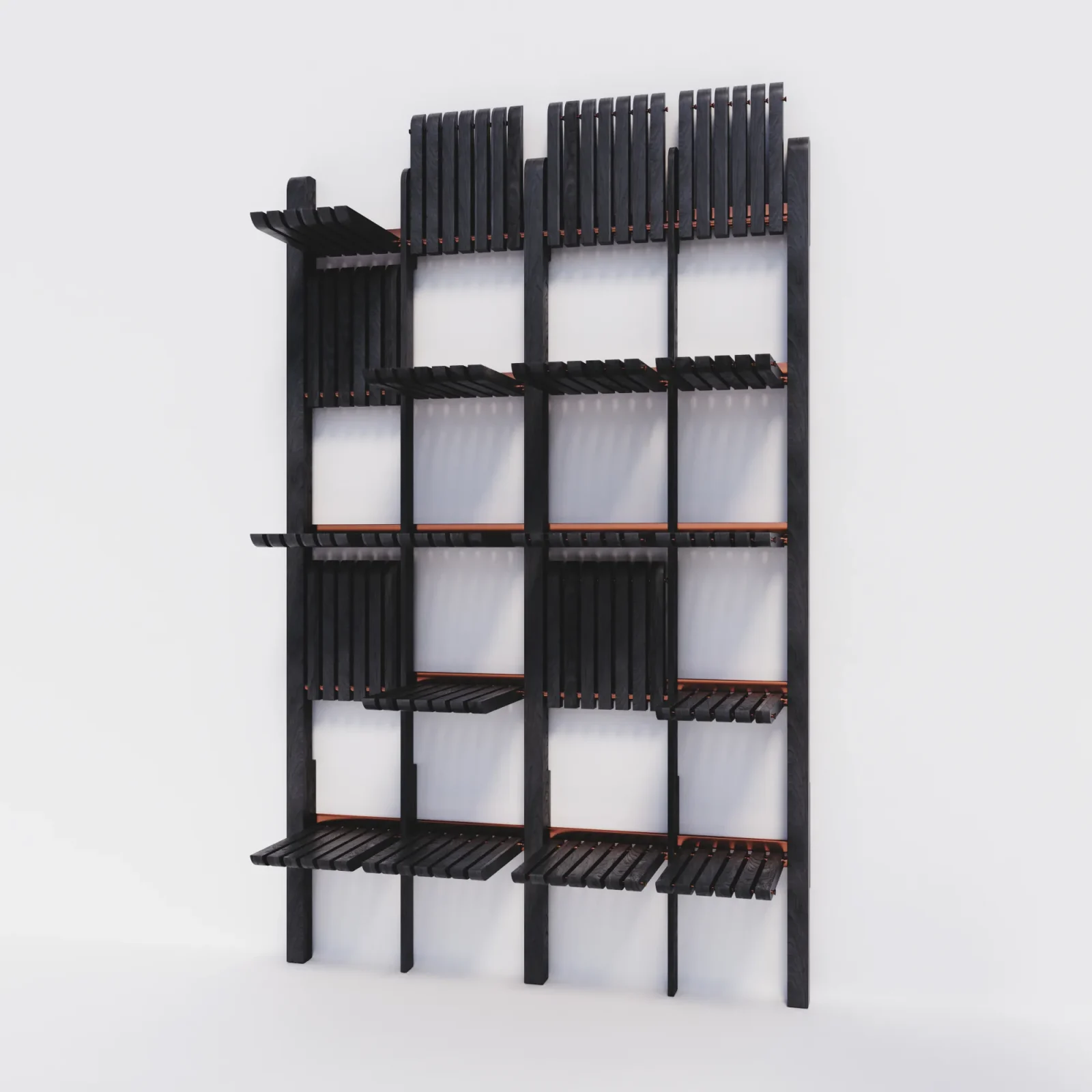 Gate - Modular Shelving System Black Stained — 22