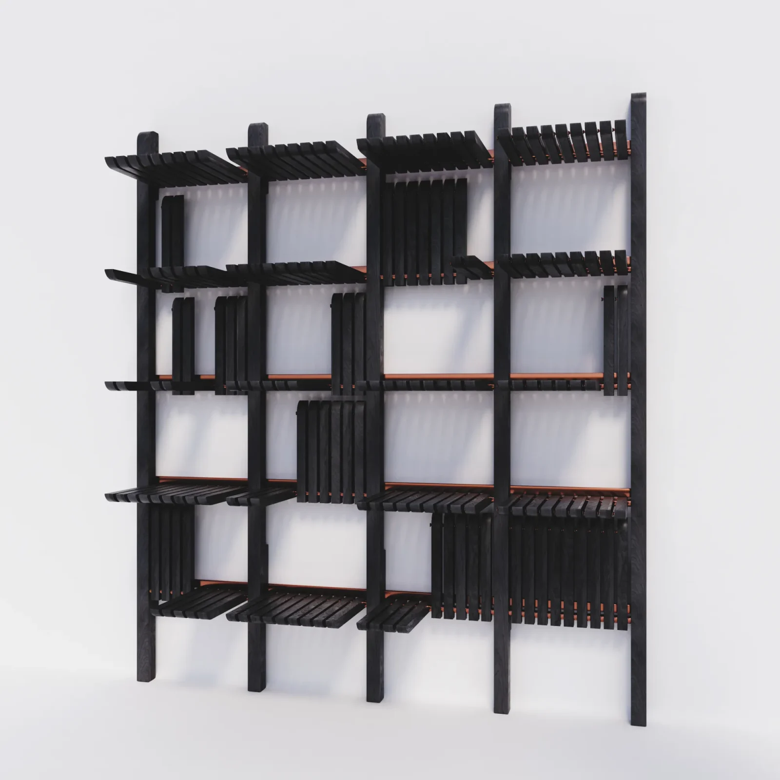 Gate - Modular Shelving System Black Stained — 23