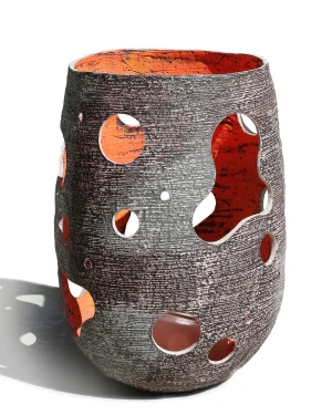 Sculptural Decorative Wide Vase