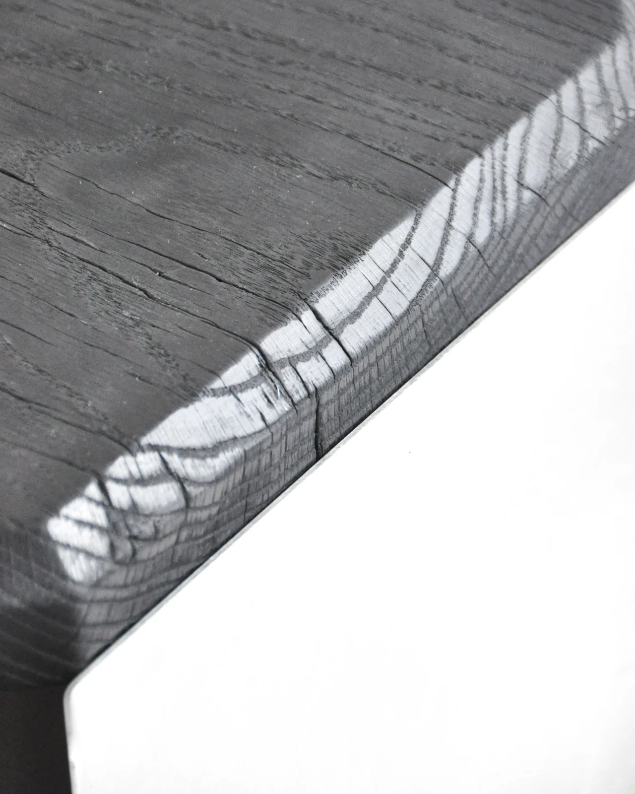 Jnk330 Console - Matte Stainless Steel / Ebonized Oak Wood — 6