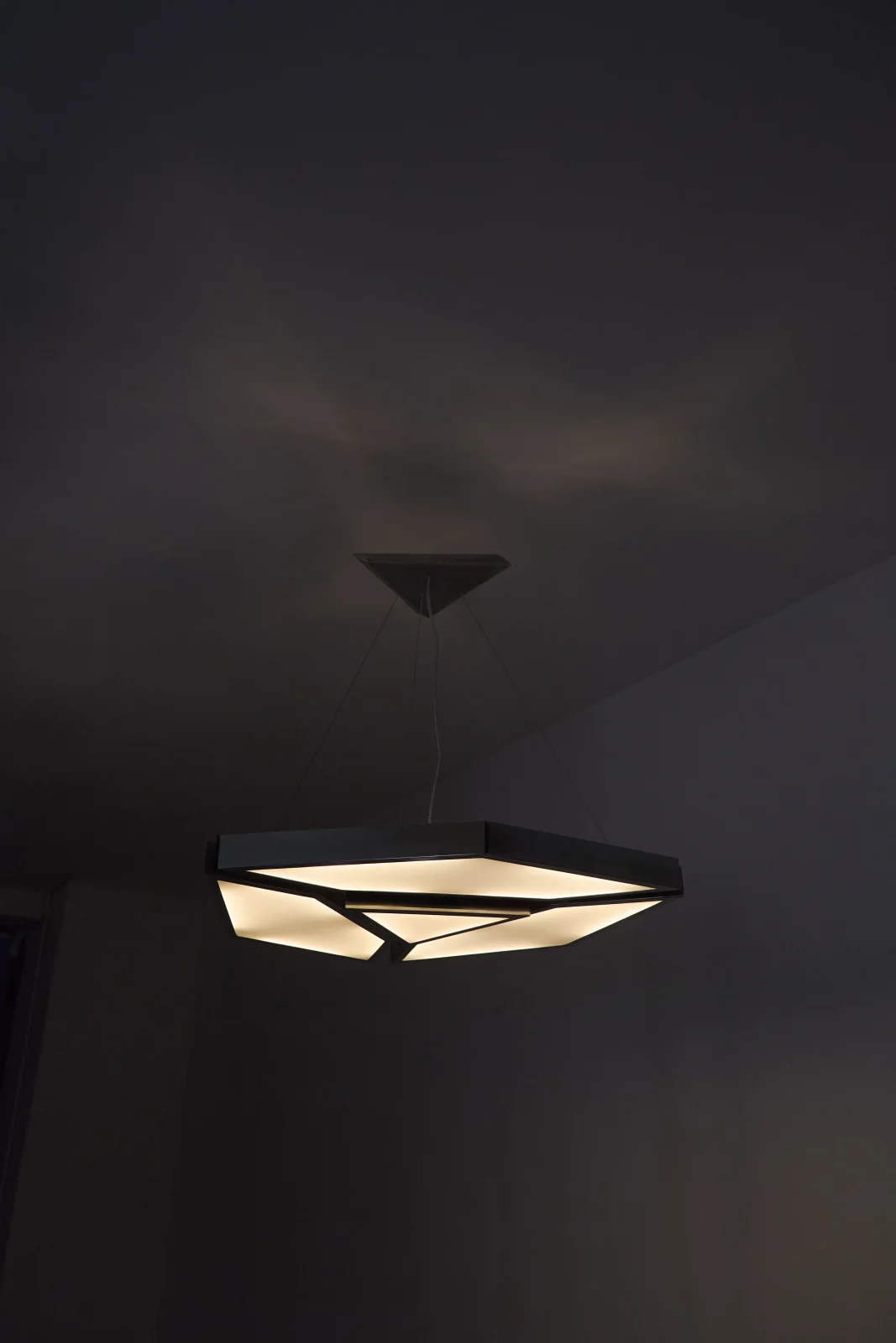 Alban Pendant Lamp In Stainless Steel And Glass — 3