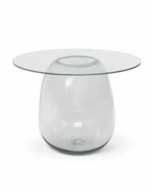 Bubble Side Table In Glass Or Tempered Glass