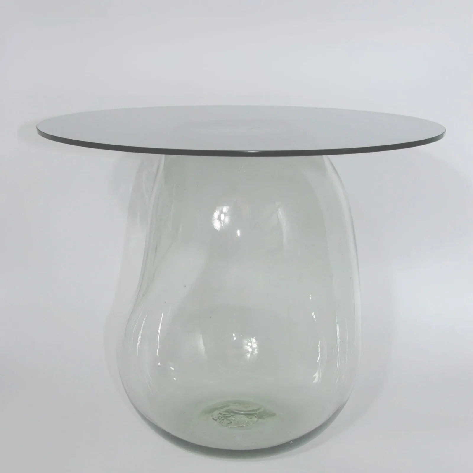 Bubble Side Table In Glass Or Tempered Glass — 2