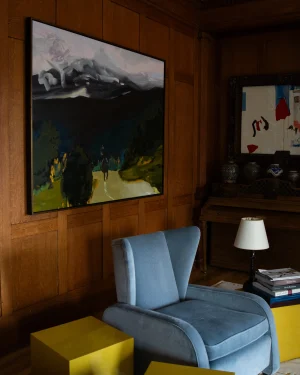 Dreaming Of Gio - Cashmere Velvet Armchair