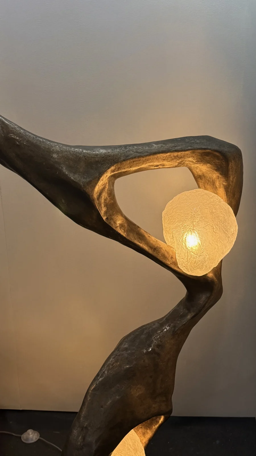 Untitled Iii Floor Lamp In Steel And Bronze — 2