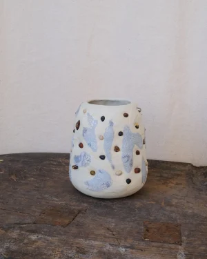 Little Rock Vase_ocean Wave