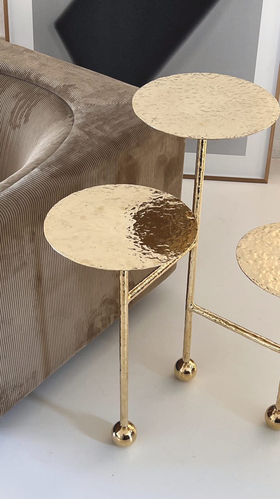 Liquid Table Solid Brass — 2