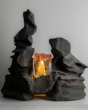 Abyss No. 33 - Sculptural Stoneware Light