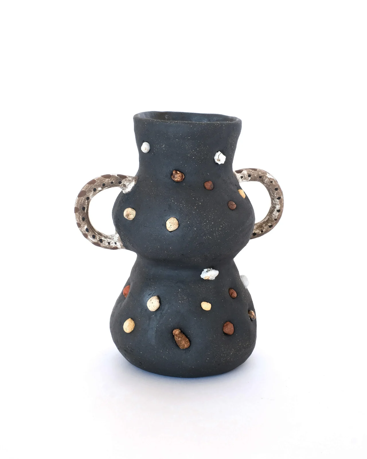 Dual Handle Little Rock Vase — 2