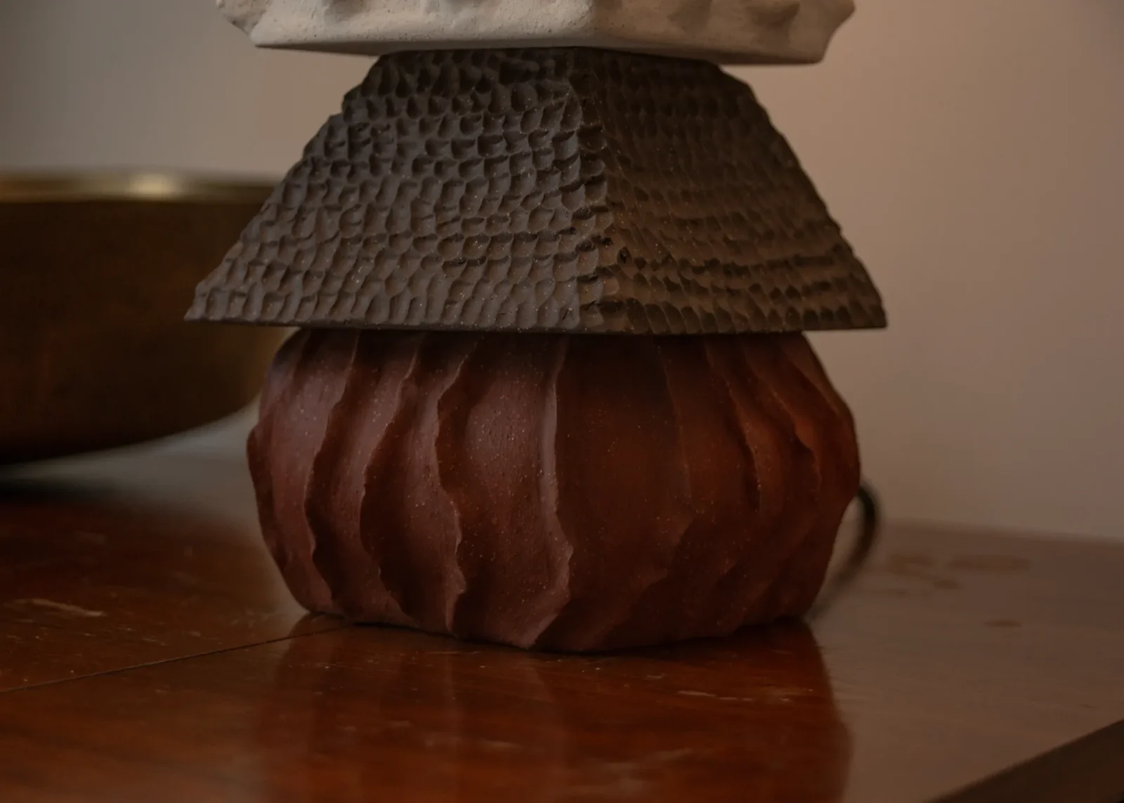 Apapuchi Table Lamp In Earthenware And Cotton — 6