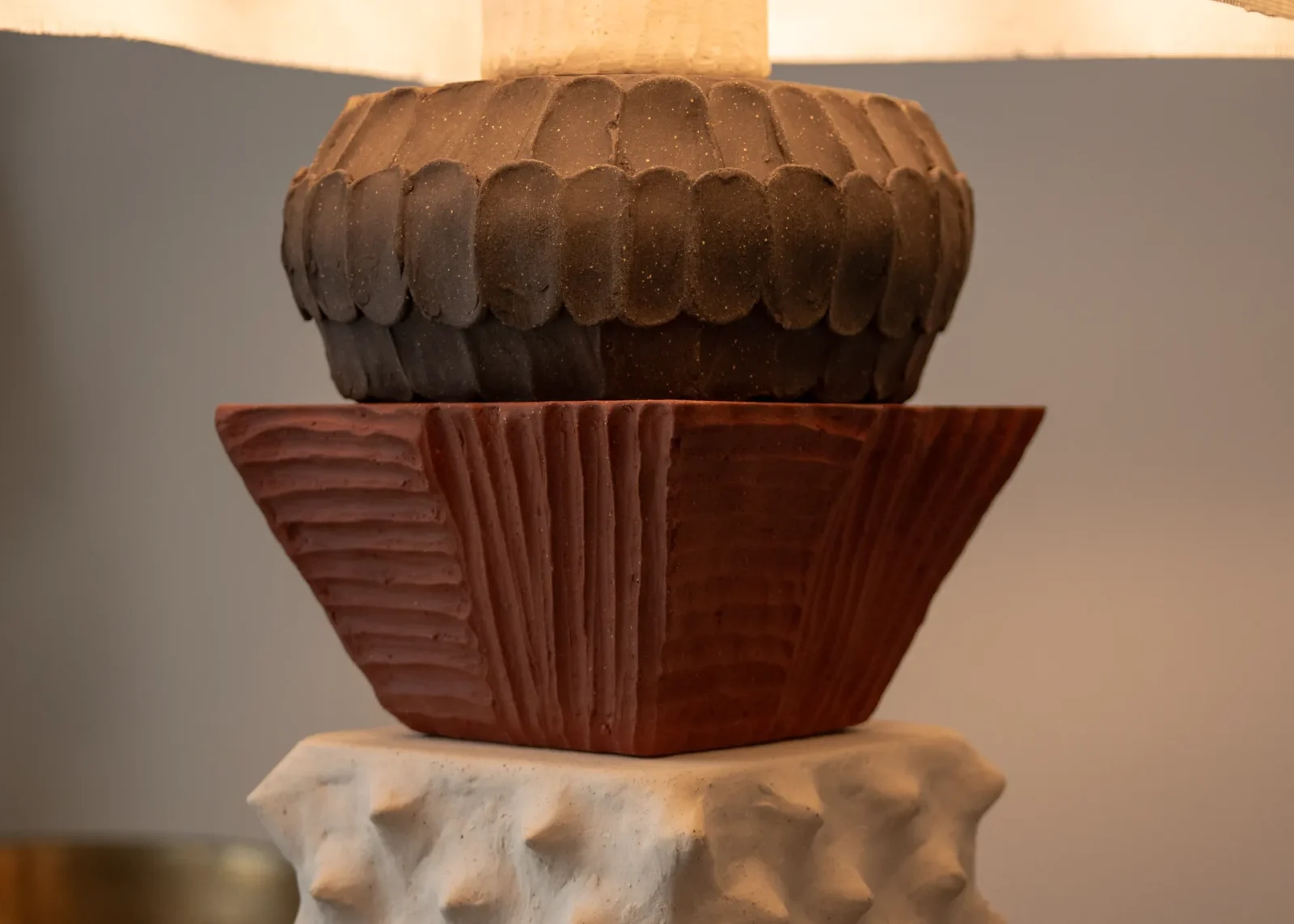 Apapuchi Table Lamp In Earthenware And Cotton — 4