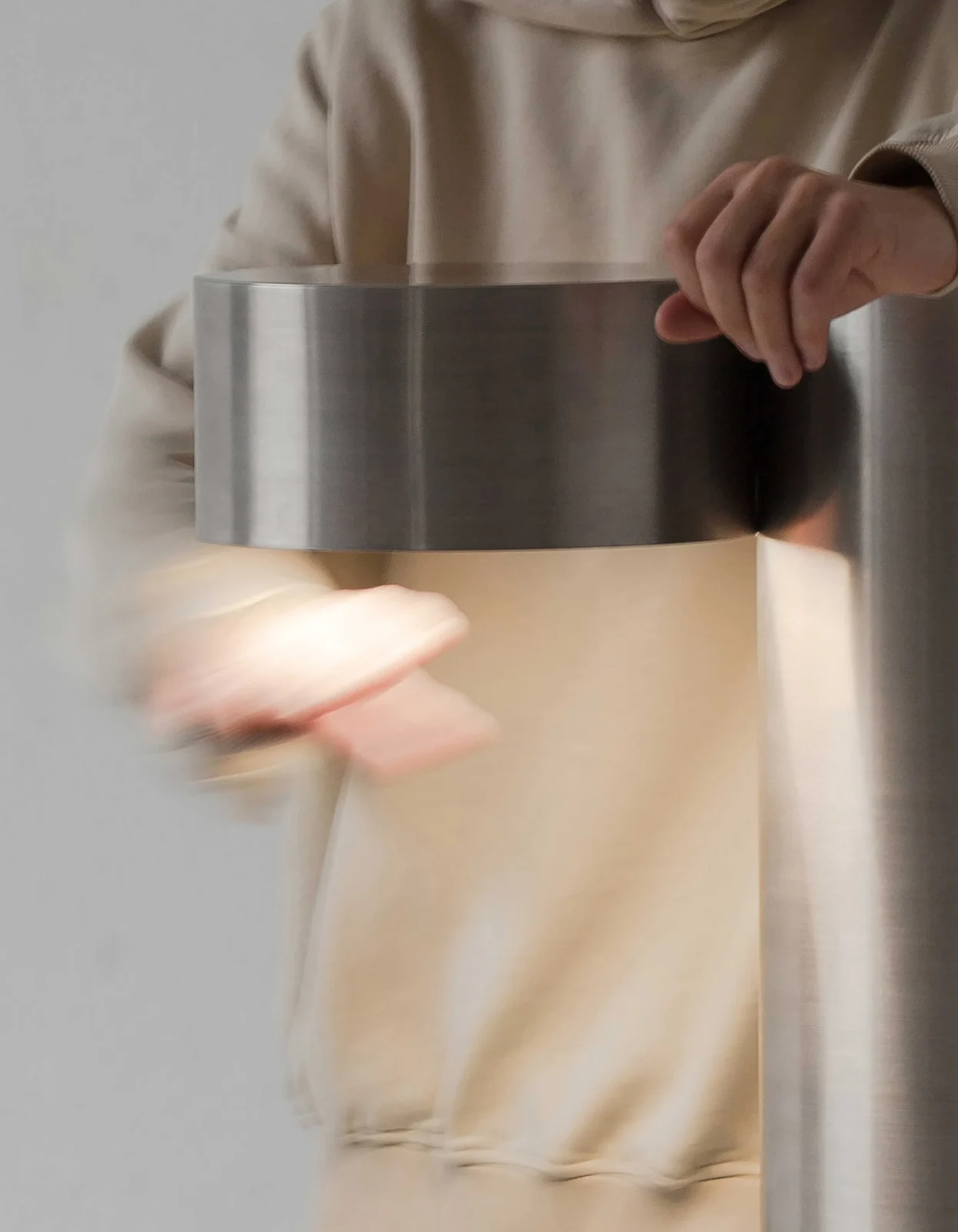 X Floor Lamp in Stainless Steel — 3